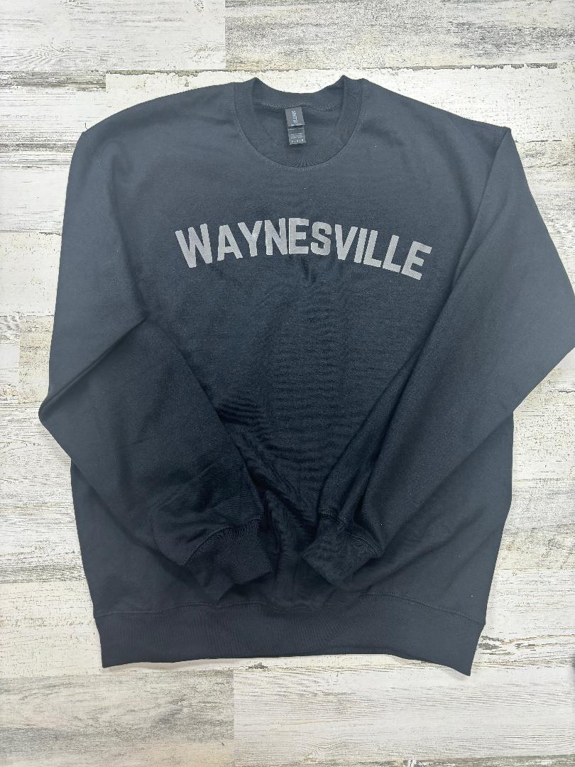 Waynesville Black on Black Crew Neck